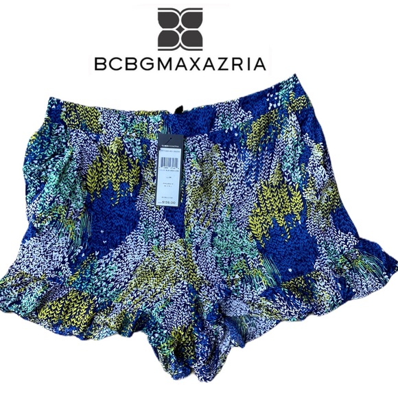 Flash Sale New BCBGMaxazria Floral Shorts - Picture 1 of 8